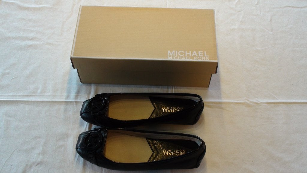 Michael Kors balerina leer zwart maat 6, Kleding | Dames, Schoenen, Michael Kors, Zwart, Zo goed als nieuw, Ballerina's
