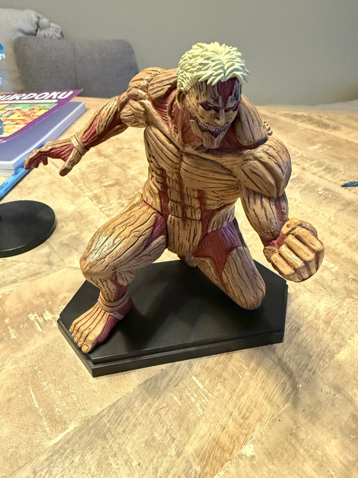 Anime Figure/Pop - Armored Titan (Attack on Titan), Ophalen of Verzenden, Zo goed als nieuw