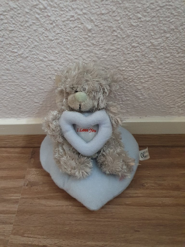 Knuffel Beertje op hart, Verzenden, Nieuw, Beer