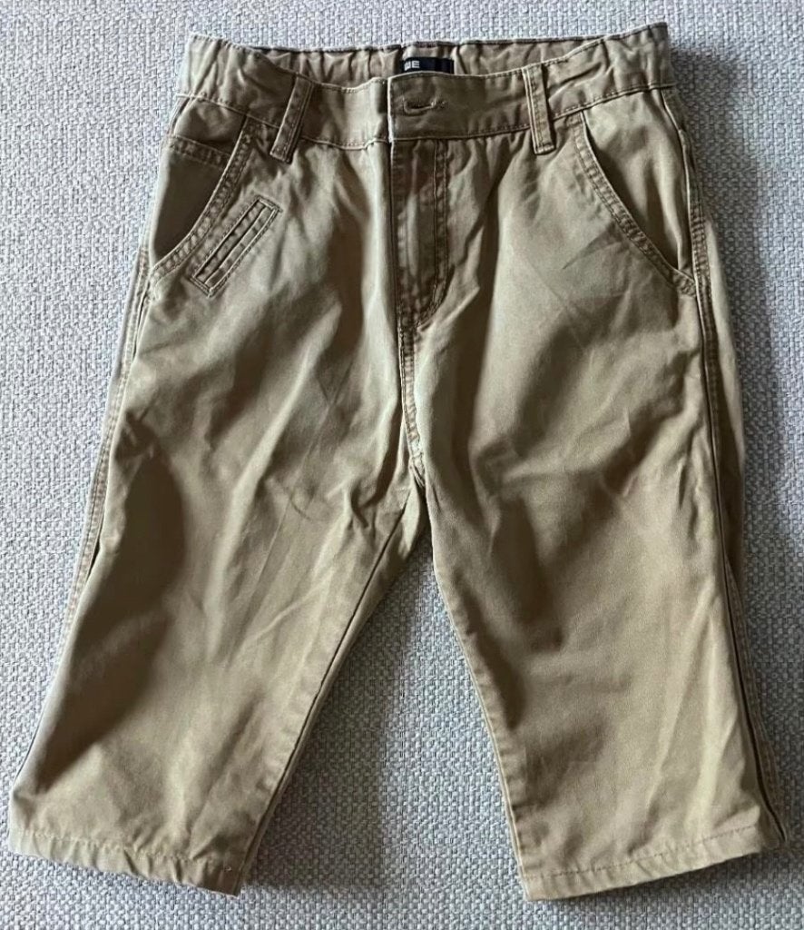 2x korte zomer broek jeansbroek jongens 146, Broek, Gebruikt, WE+Jill&Mitch, Ophalen of Verzenden