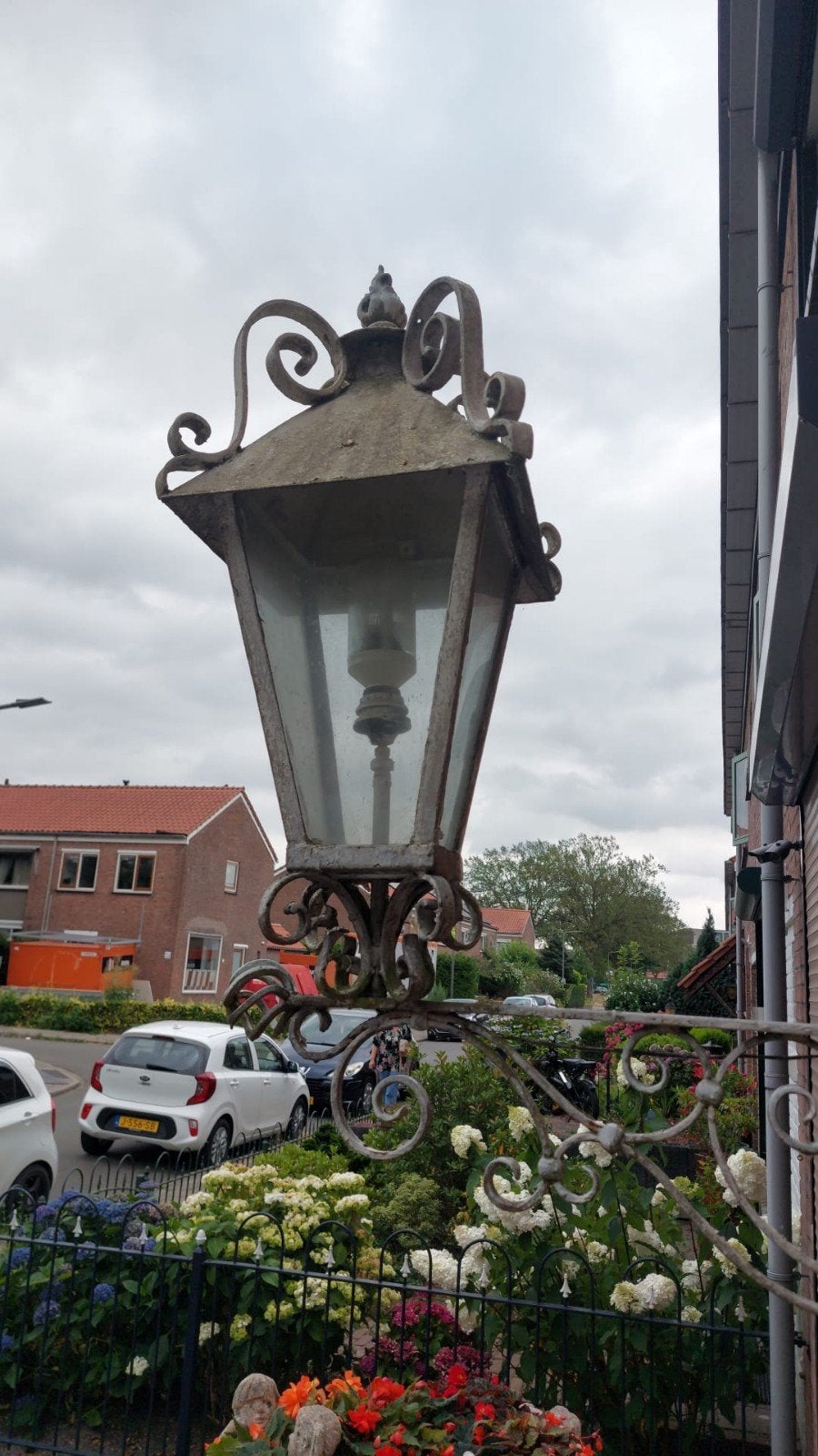 Grote buitenlamp om aan de muur te bevestigen, Tuin en Terras, Buitenverlichting, Ophalen, Netvoeding, 50 tot 250 watt, Wandlamp