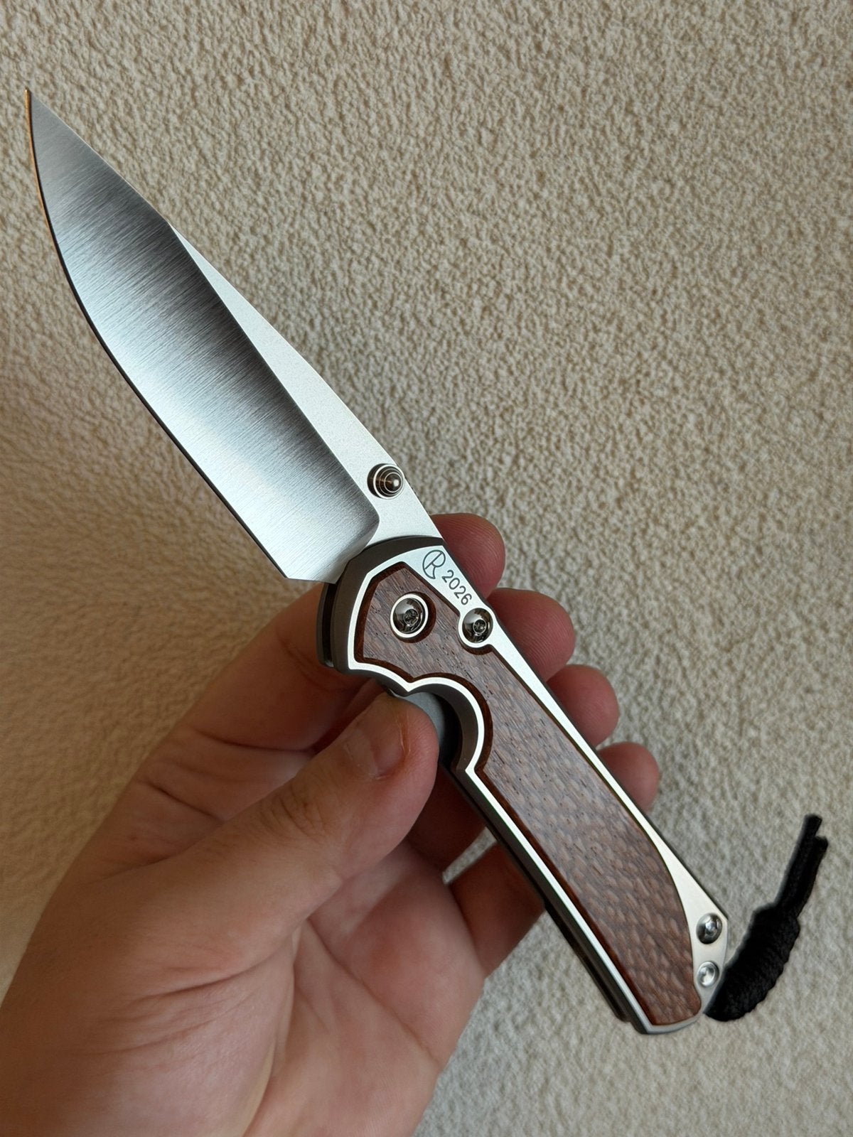 Chris reeve large sebenza annual 2026 leopard wood, Verzenden, Zo goed als nieuw