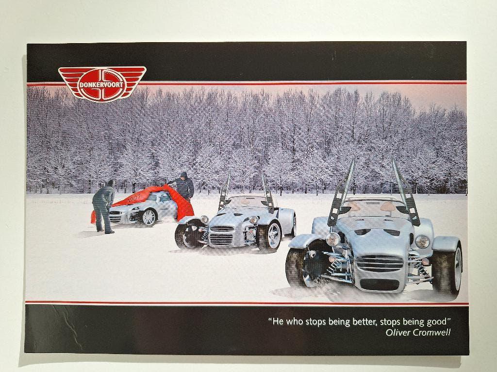 Donkervoort fotokaart 2004 ?, Ophalen of Verzenden, Zo goed als nieuw, Overige merken, Donkervoort