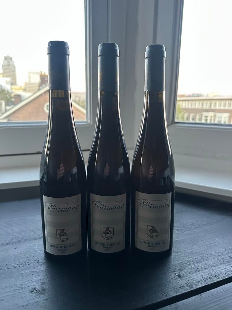 Wittmann Morstein Riesling Auslese 2006 - 3 flessen, Overige gebieden, Nieuw, Ophalen of Verzenden, Witte wijn