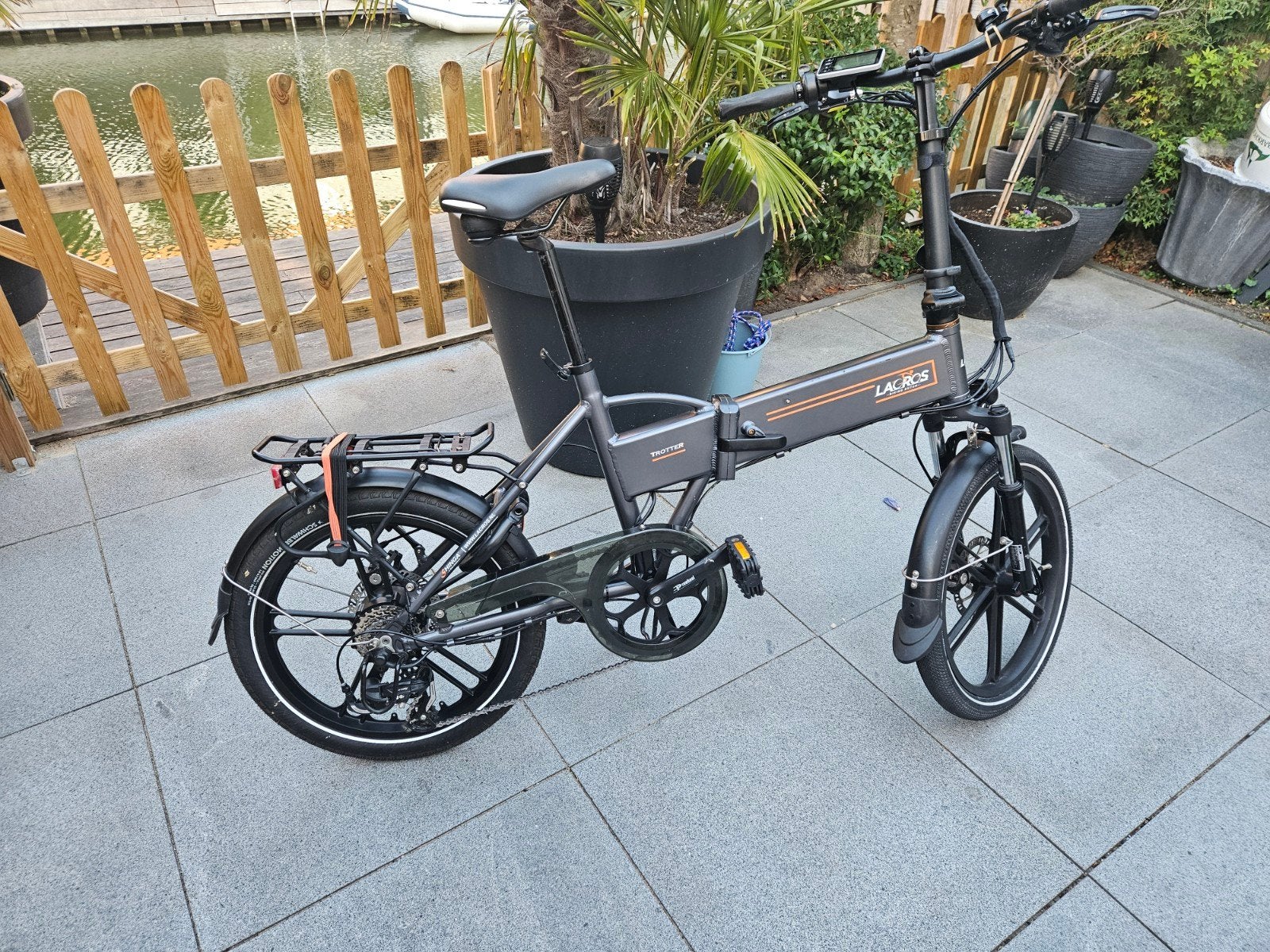 Lacros Trotter elec. vouwfiets - Compleet gereviseerd, Ophalen, Zo goed als nieuw, Overige merken