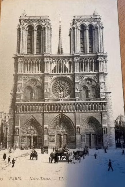 Mooie Ansichtkaart Parijs Notre Dame, Ophalen of Verzenden, Voor 1920, Frankrijk
