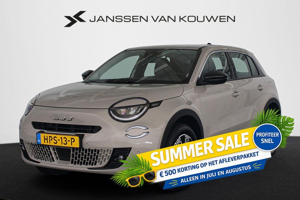 Fiat 600 1.2 Hybrid Urban Stoelverwarming Keyless Camera App, Auto's, Fiat, Stof, Gebruikt, 1199 cc, 620 kg