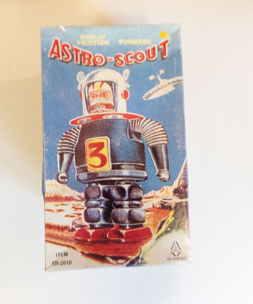 Vintage ASTRO-SCOUT Robot met Originele Doos, Ophalen of Verzenden