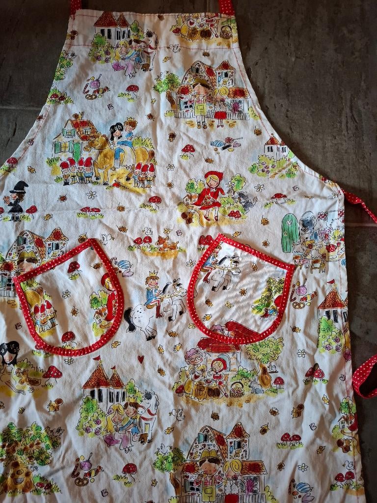 Blond Amsterdam keukenshort (Efteling), Huis en Inrichting, Keuken | Textiel, Ophalen, Gebruikt, Overige kleuren, Schort
