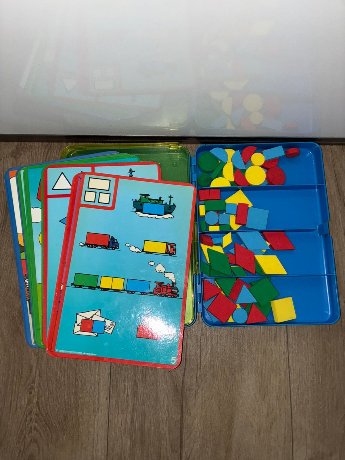 Jumbo koffer kleuren en vormen, Ophalen of Verzenden, Gebruikt