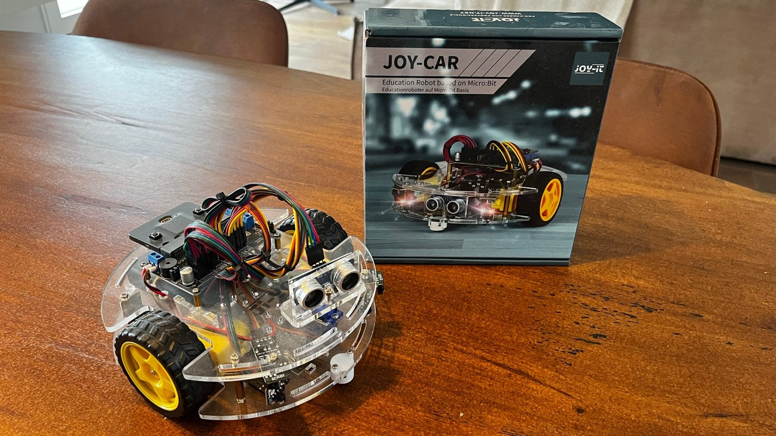 JOY-CAR Robot met Micro:bit Controller, Ophalen of Verzenden, Zo goed als nieuw
