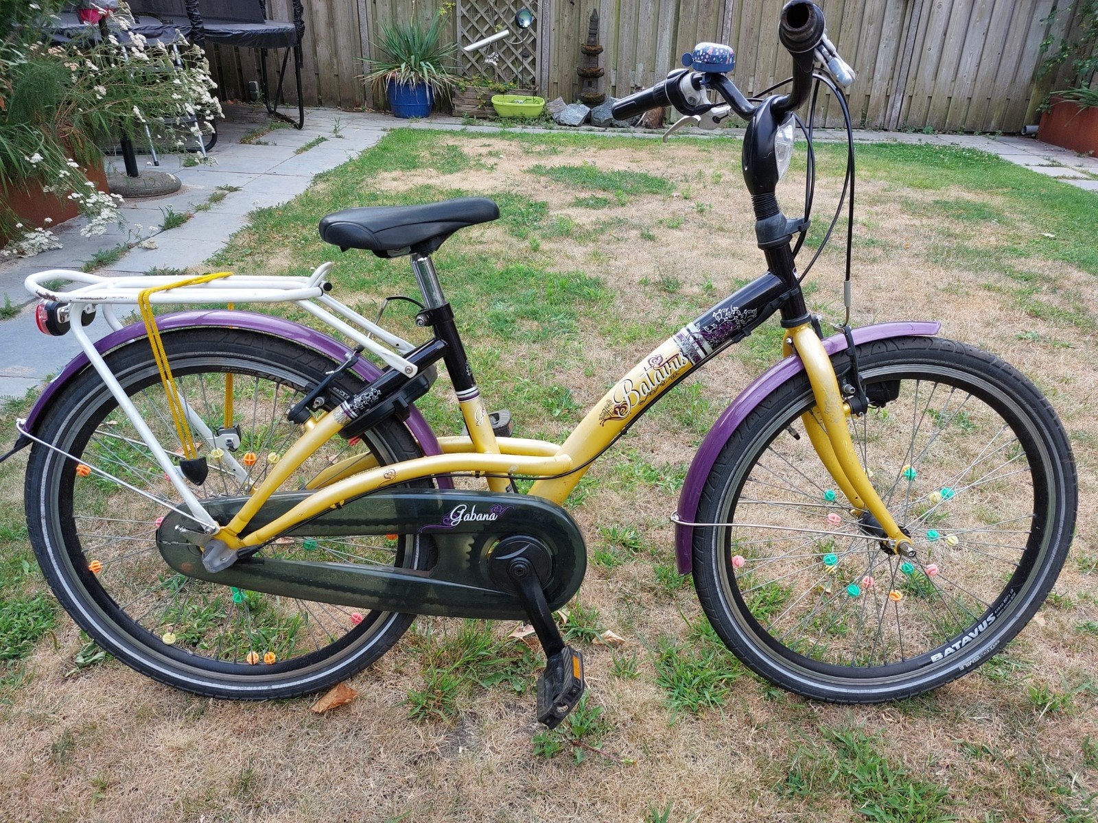 Meisjesfiets 24 inch - Batavus Gabana, Ophalen, Gebruikt, 20 inch of meer, Batavus