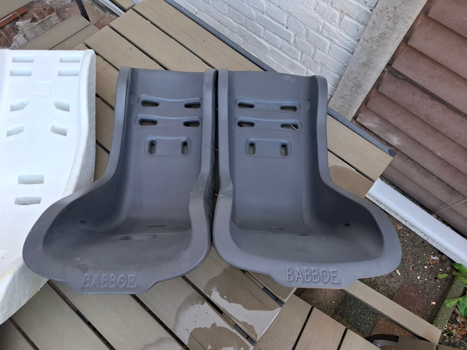 Babboe peuterstoeltjes voor bakfiets (2 stuks), Fietsen en Brommers, Ophalen