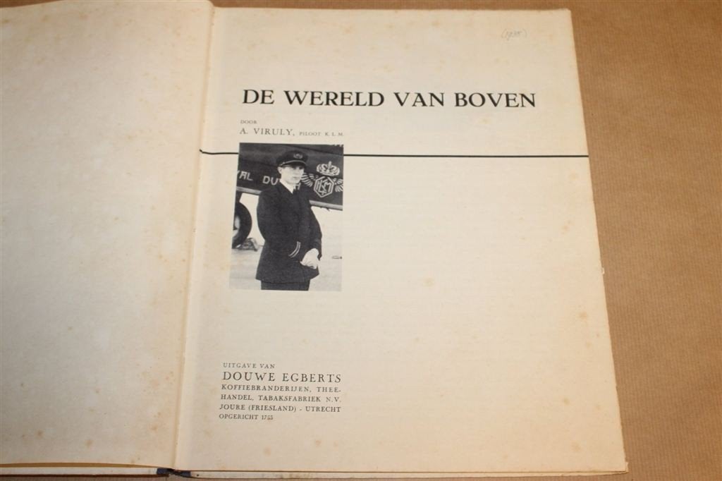 De Wereld van Boven — Viruly, Vintage Vliegboek 1934, Gebruikt, Schaalmodel, -, -