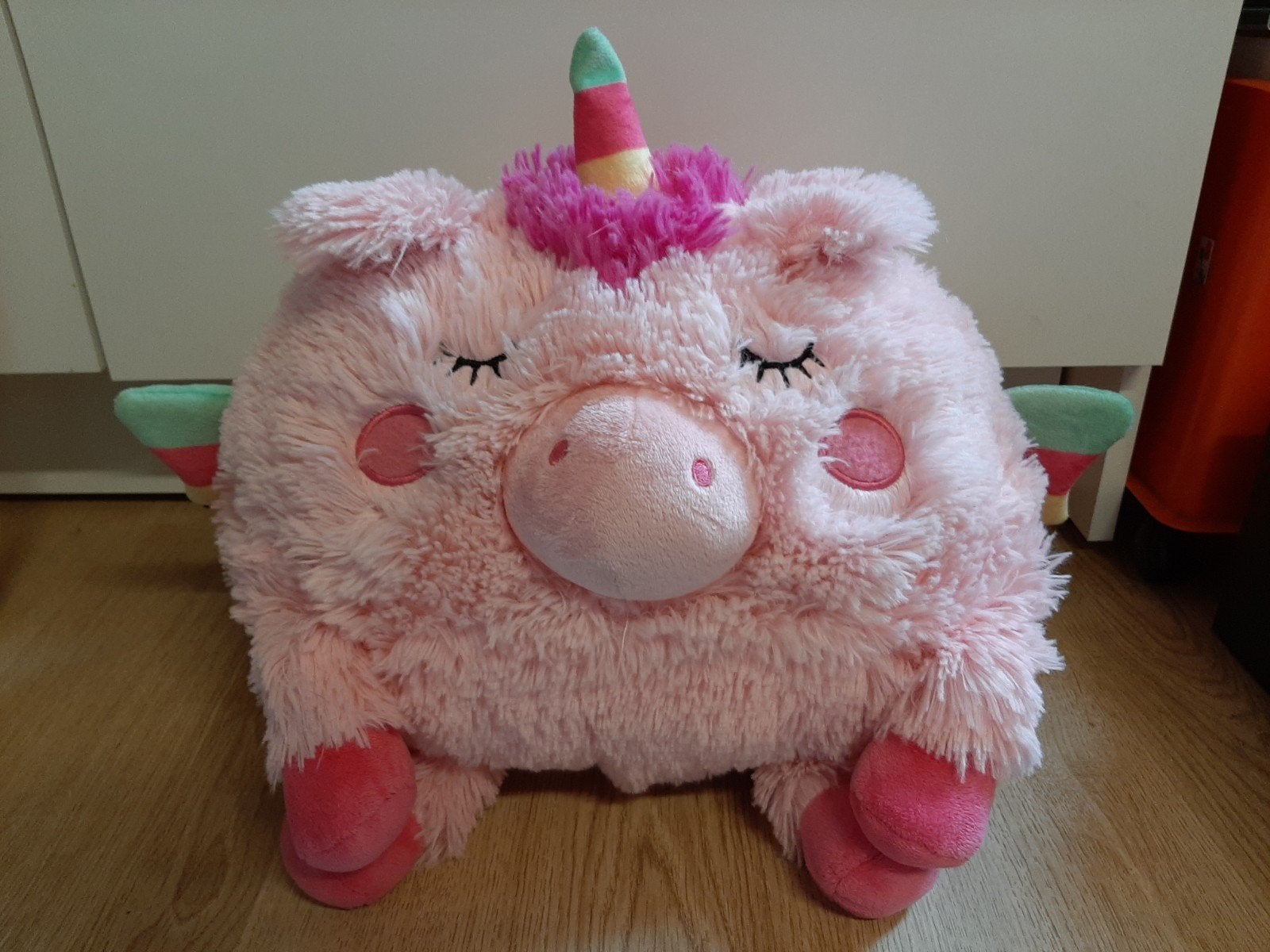 Varken eenhoorn handwarmer knuffel, Kinderen en Baby's, Speelgoed | Knuffels en Pluche, Ophalen of Verzenden