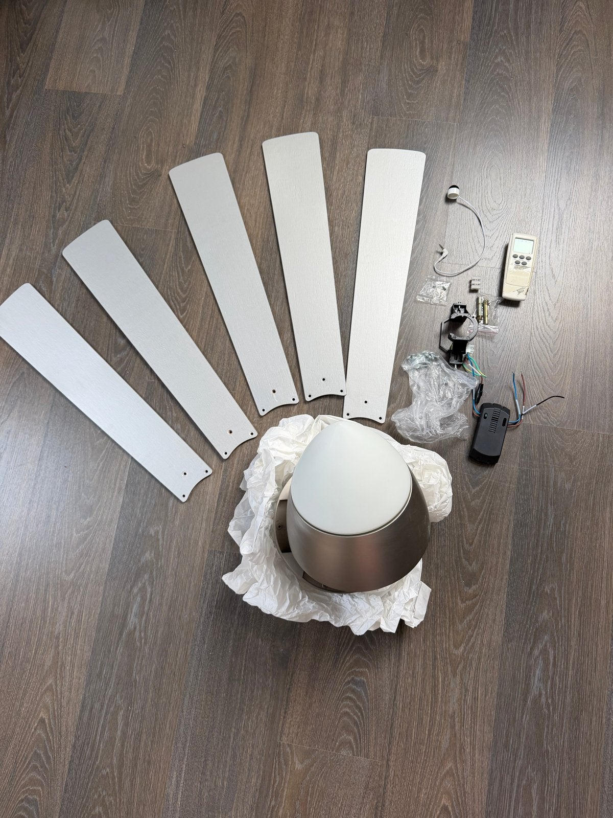 Plafondventilator met afstandsbediening, Ophalen, Ventilator met afstandsbediening, Gebruikt, Plafondventilator