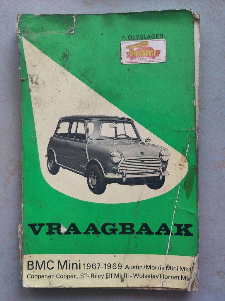 BMC Mini Vraagbaak 1967-1969 P. Olyslager, Ophalen of Verzenden, Gelezen, Overige merken, P. Olyslager