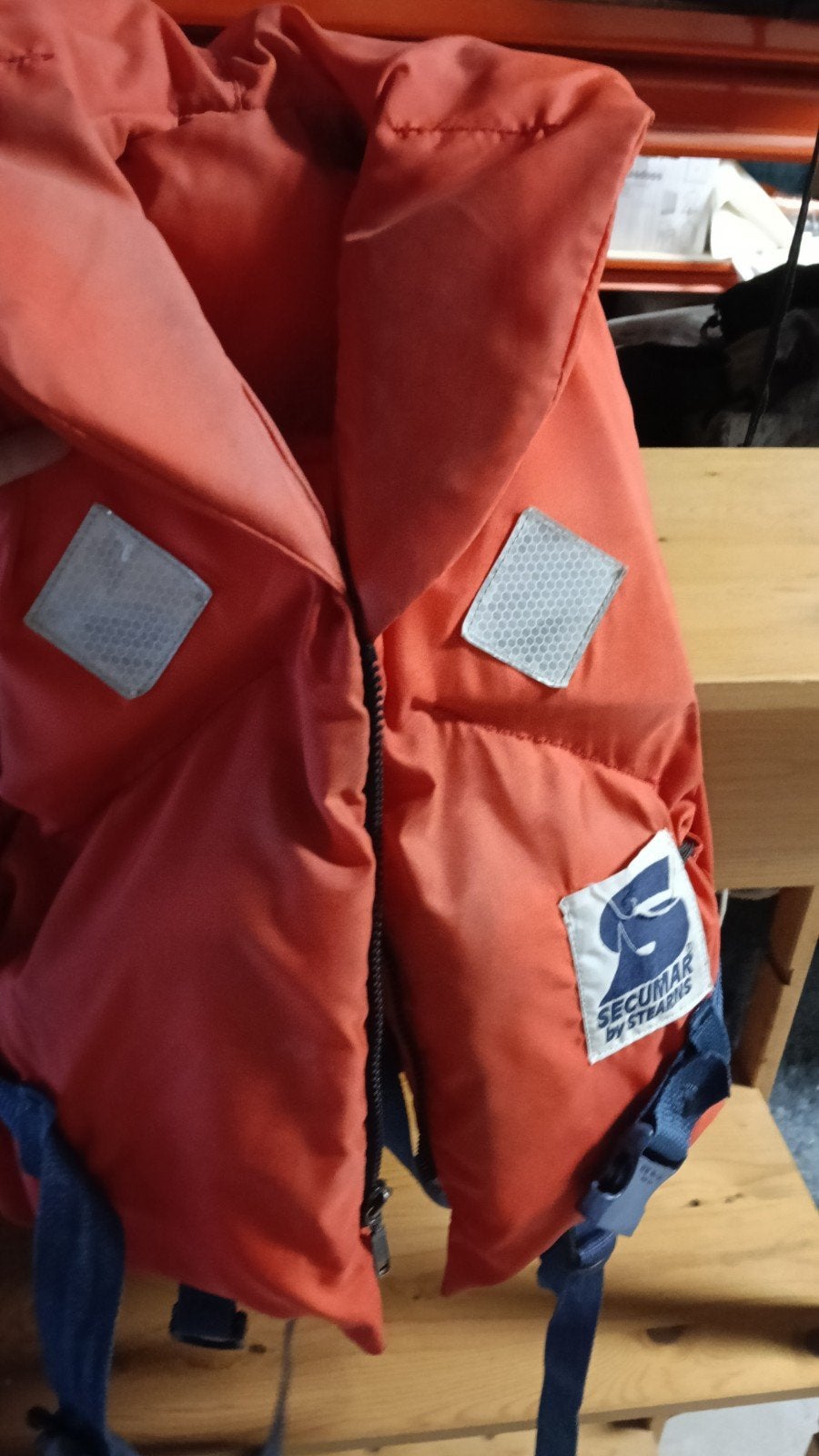 Secumar Bravo 100 Reddingvest - Oranje, 71-76 cm, Ophalen, Gebruikt, Overige typen