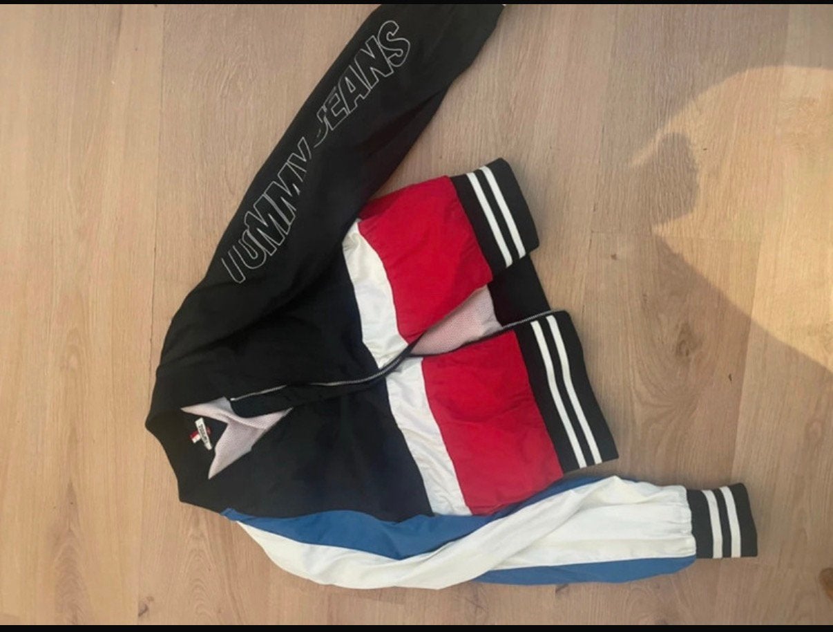 Tommy jeans bomberjack, Verzenden, Zo goed als nieuw, Maat 36 (S), Meerkleurig