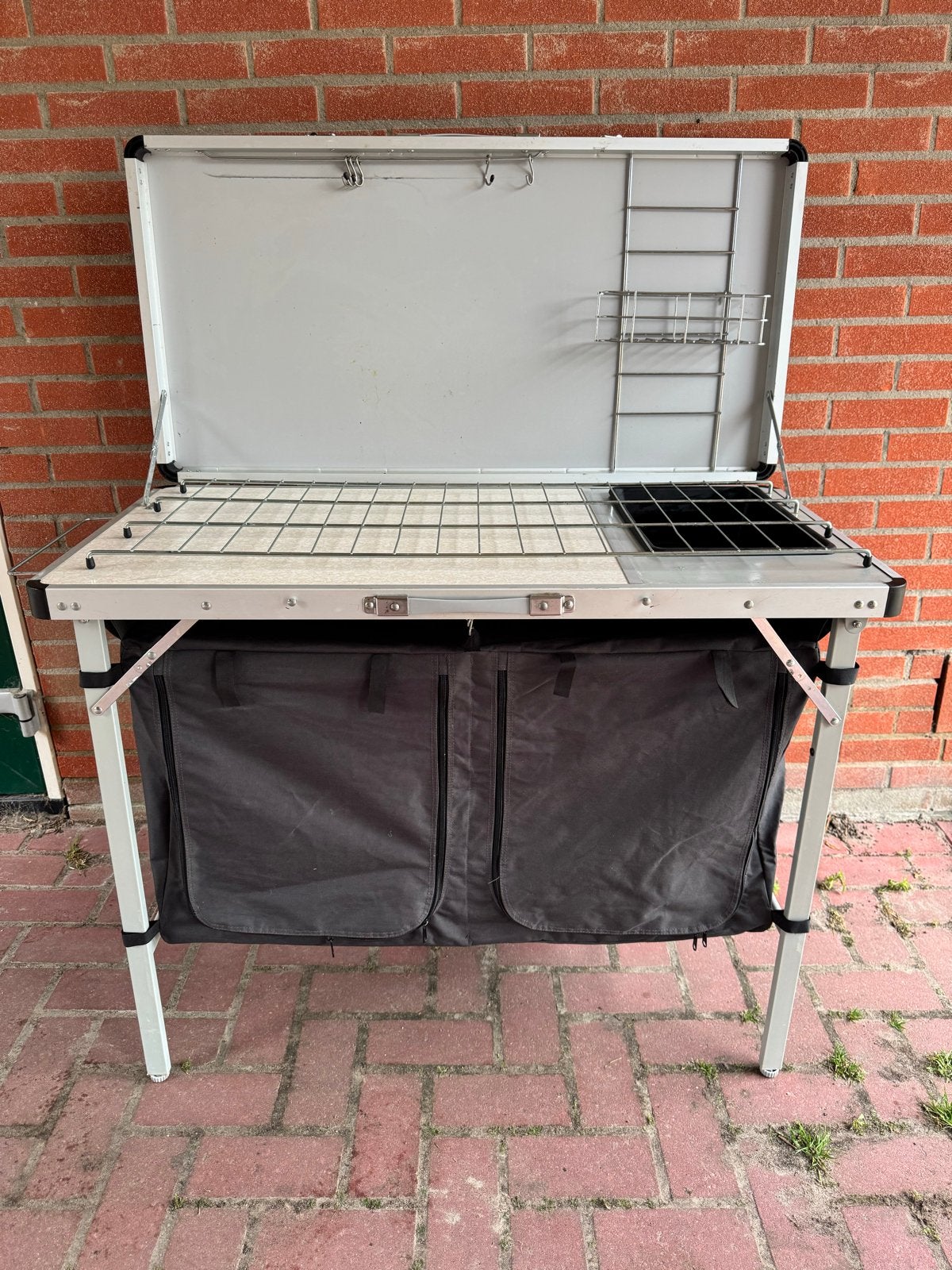 Hypercamp campingkeuken met opbergruimte, Ophalen, Gebruikt