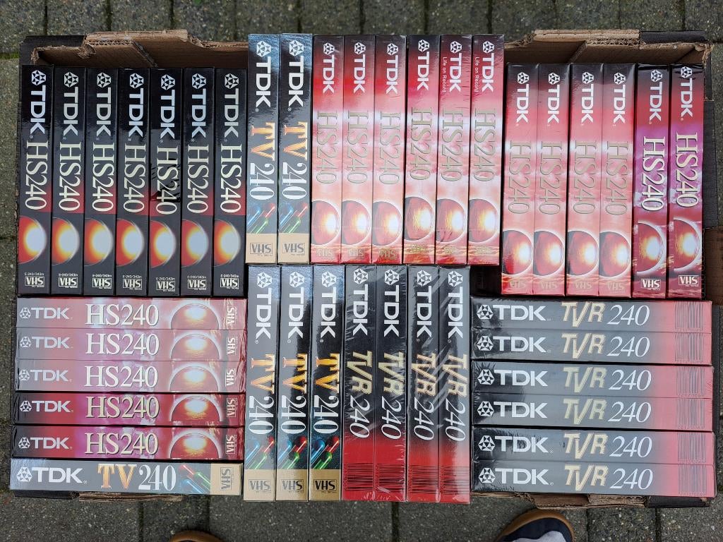 Gesealde VHS 240 min videobanden te koop!, Alle leeftijden, Ophalen of Verzenden, Nieuw in verpakking, Overige genres