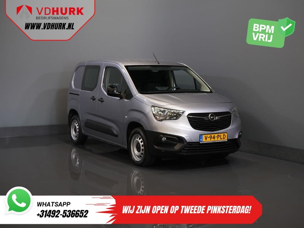 Opel Combo 1.2 Turbo BENZINE 3Pers/ Carplay/ Navi/ Camera/ P, Auto's, Bestelauto's, Voorwielaandrijving, Gebruikt, 1199 cc, Origineel Nederlands