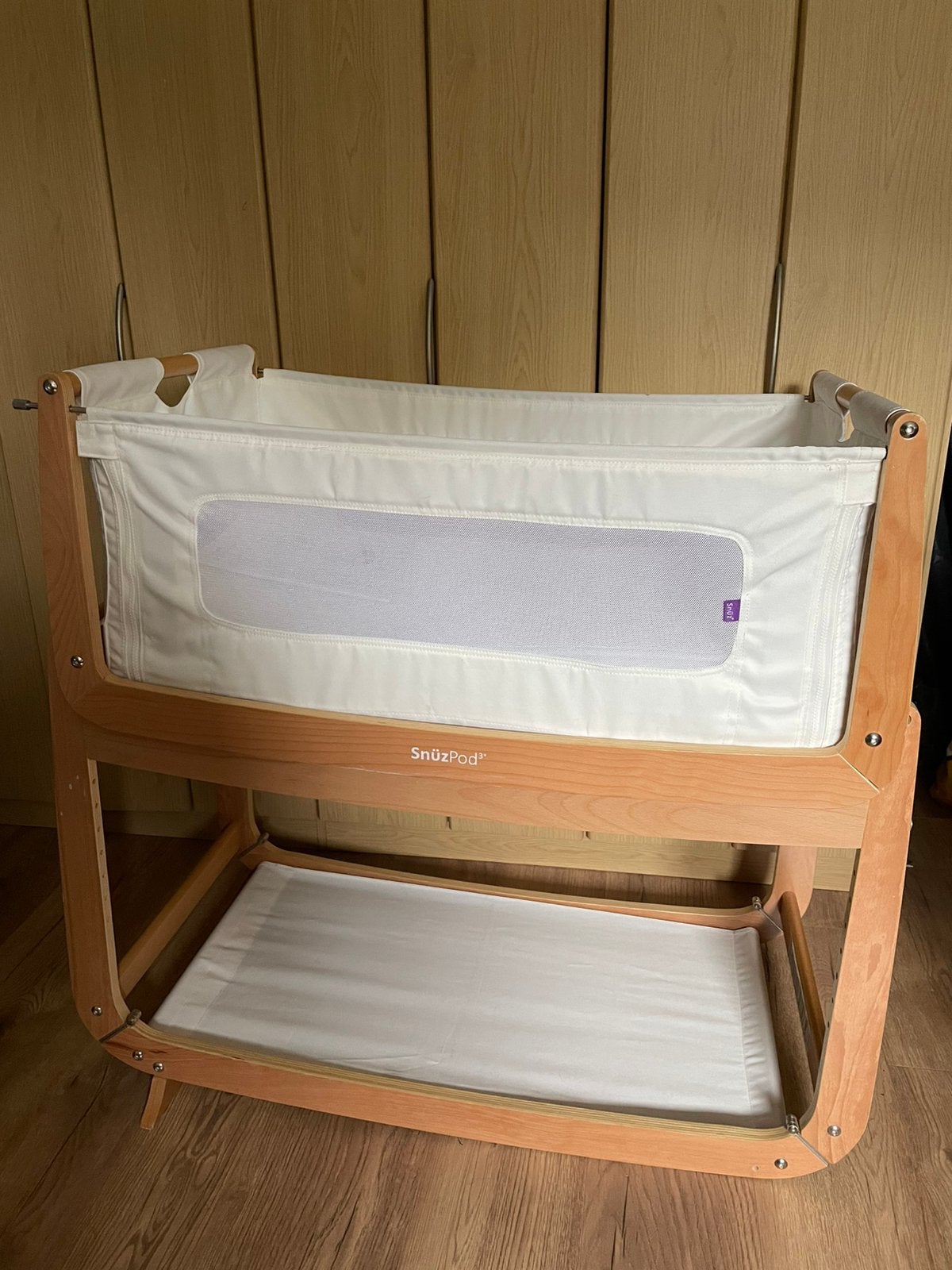 Snuzpod 3 Co-sleeper met extra Aerosleep matras en hoes, Ophalen, Gebruikt, Wieg