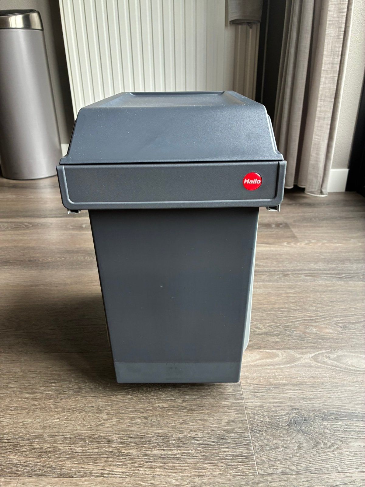 Hailo afvalemmer singelbox 24 liter, Ophalen, Zo goed als nieuw, Kunststof