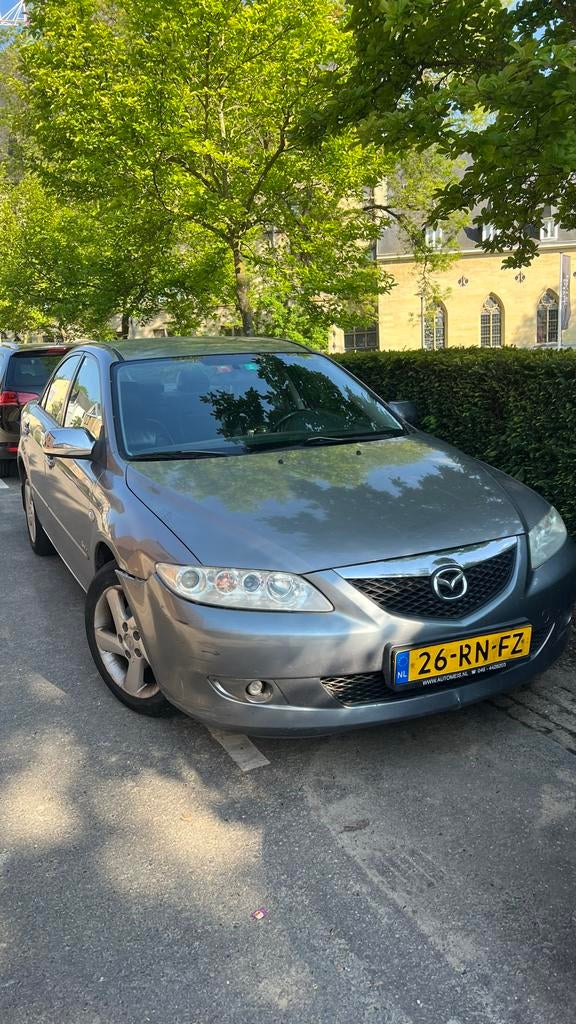 Mazda 6 1.8 SDN Exclusive 2005 Grijs, Auto's, Mazda, Particulier, Benzine, Euro 3, C, Sedan, Handgeschakeld, Origineel Nederlands