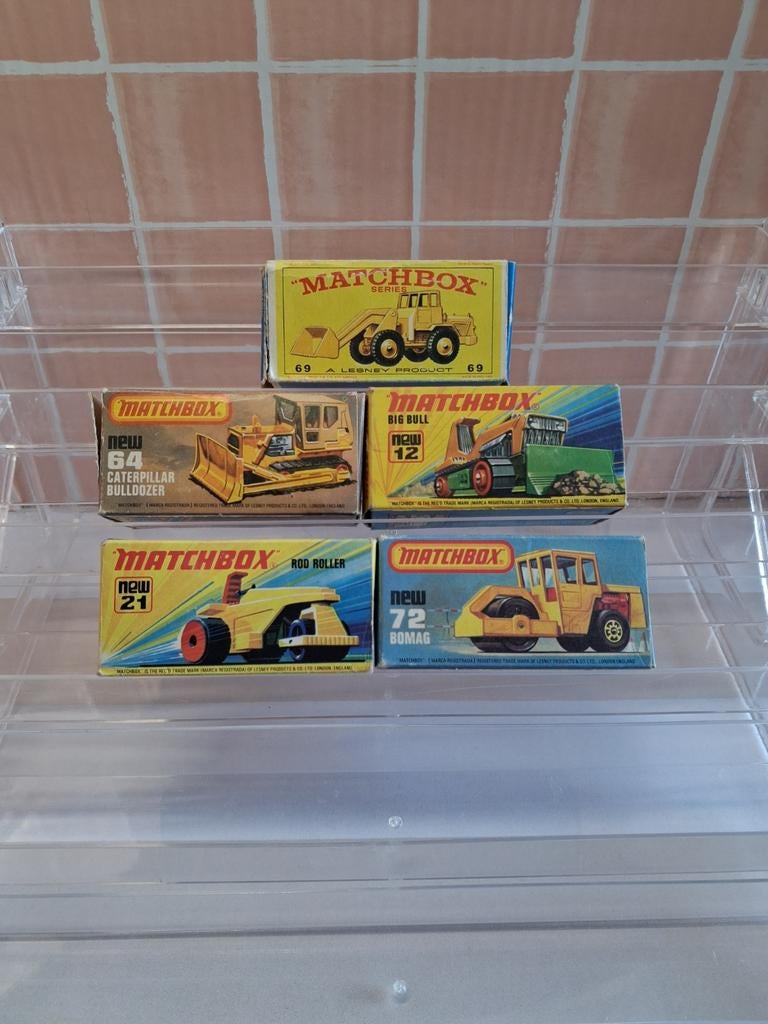 5x originele Matchbox in doosjes, Ophalen of Verzenden, Gebruikt, Overige merken