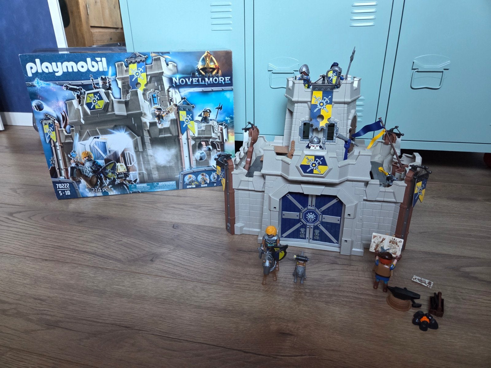 Playmobil Novelmore 70222 kasteel en 70393 belegeringstoren, Ophalen, Complete set, Zo goed als nieuw, Kasteel/Fort