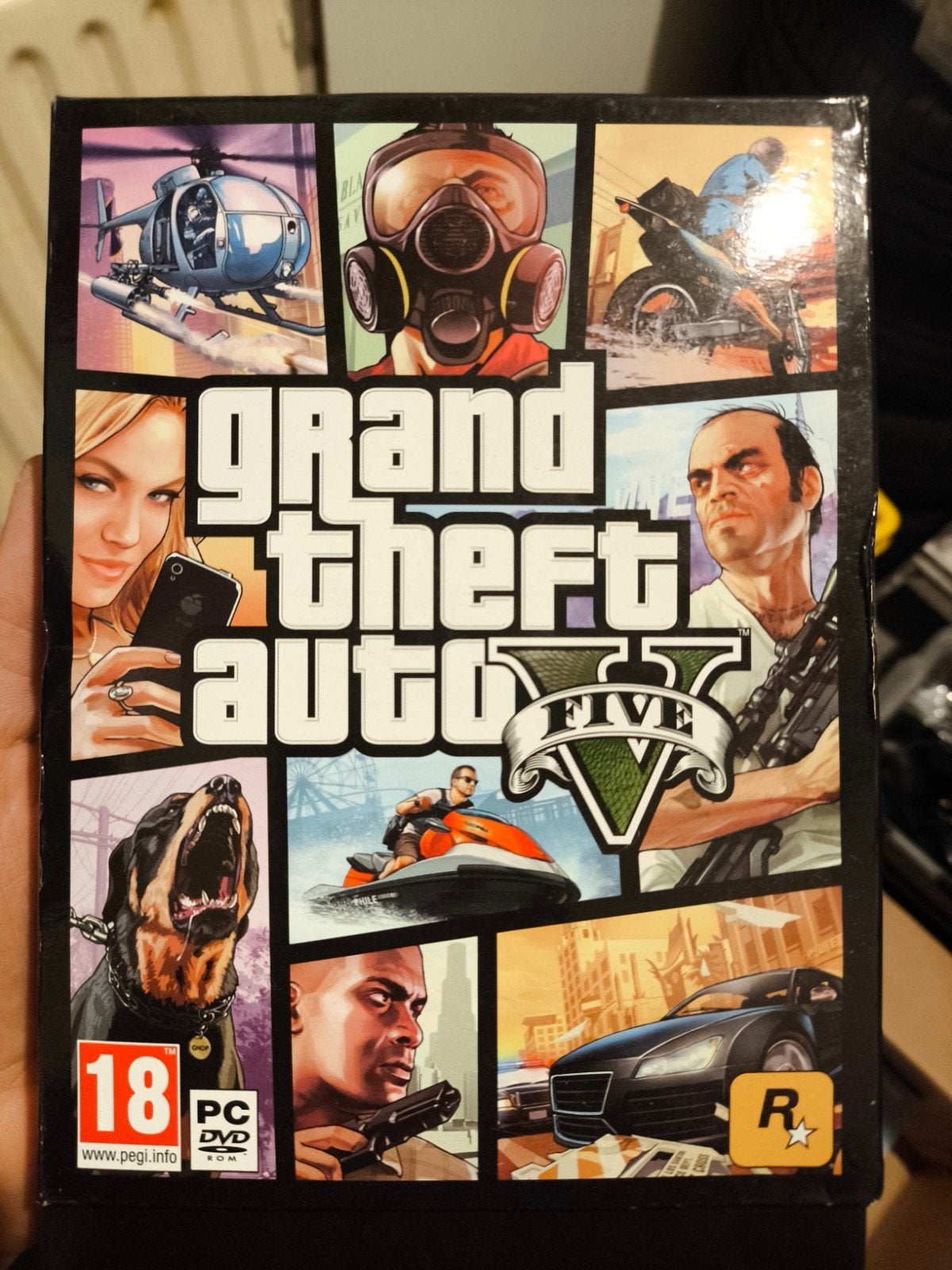 Grand Theft Auto V (GTA 5) PC DVD-ROM, Spelcomputers en Games, Games | Pc, Avontuur en Actie, Online, Vanaf 18 jaar, 1 speler
