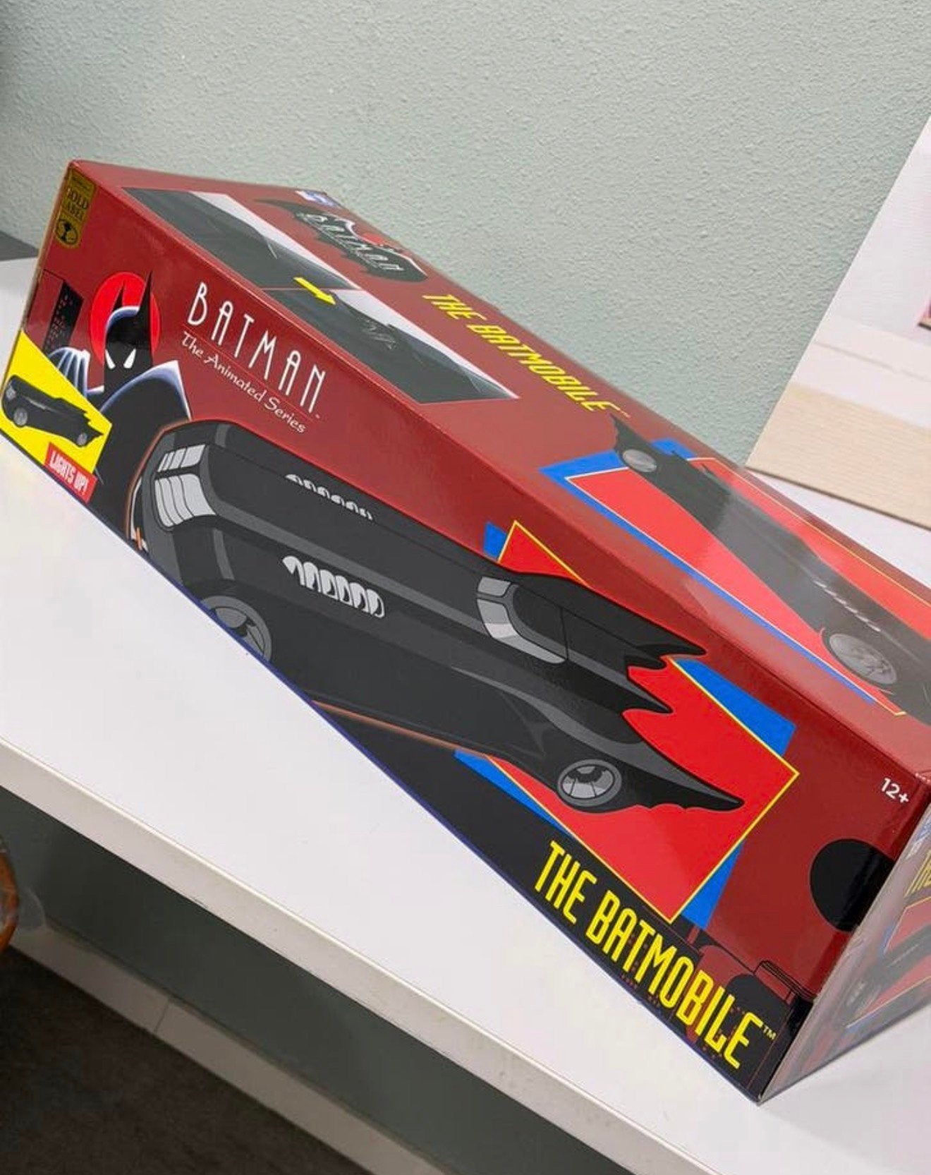 DC Batman Animated series Batmobile 61cm XL McFarlane NIEUW, Beeldje, Replica of Model, Nieuw, Ophalen of Verzenden, H