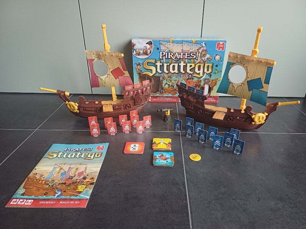 Stratego Pirates; compleet en in nieuwstaat, Een of twee spelers, Ophalen of Verzenden, Zo goed als nieuw, Jumbo