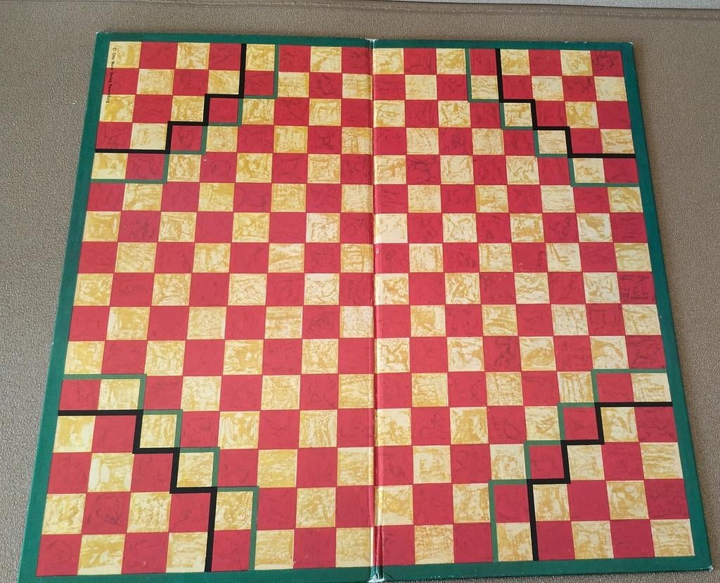 VINTAGE SPELBORD HALMA 1975 RAVENSBURGER, Vijf spelers of meer, Verzenden, Zo goed als nieuw, Ravensburger