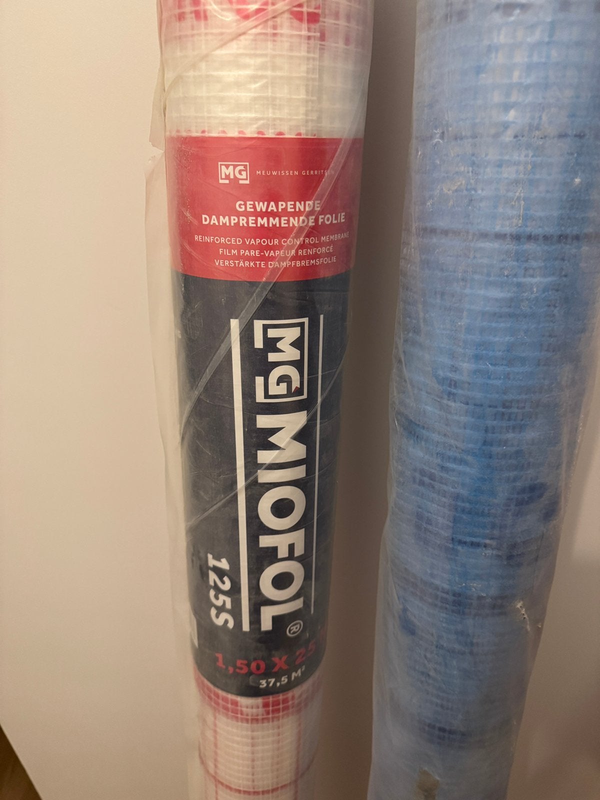 MG Miofol folie damp open en damp dicht 2x hele rol, Doe-het-zelf en Verbouw, Overige materialen, Nieuw, 15 m² of meer, Ophalen