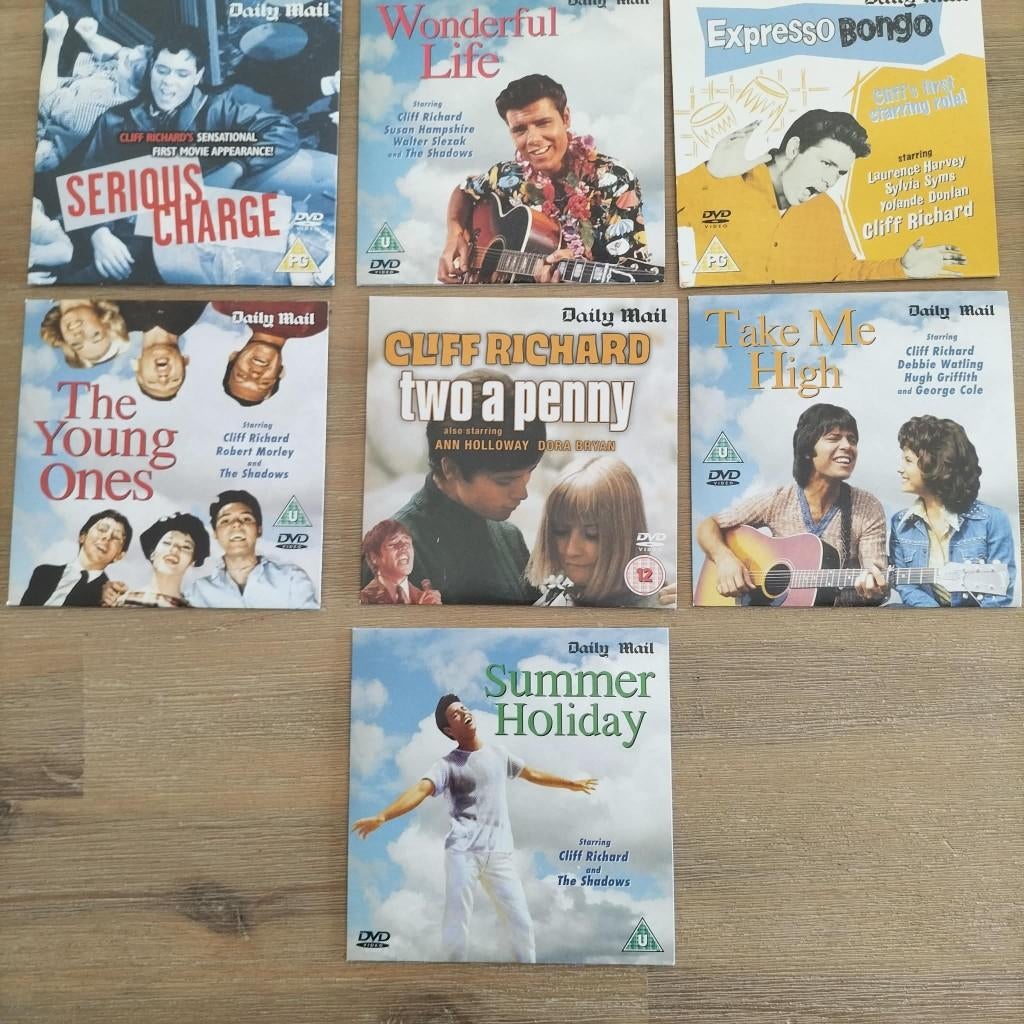 DVD's Cliff Richard, Cd's en Dvd's, Alle leeftijden, Ophalen of Verzenden, Zo goed als nieuw
