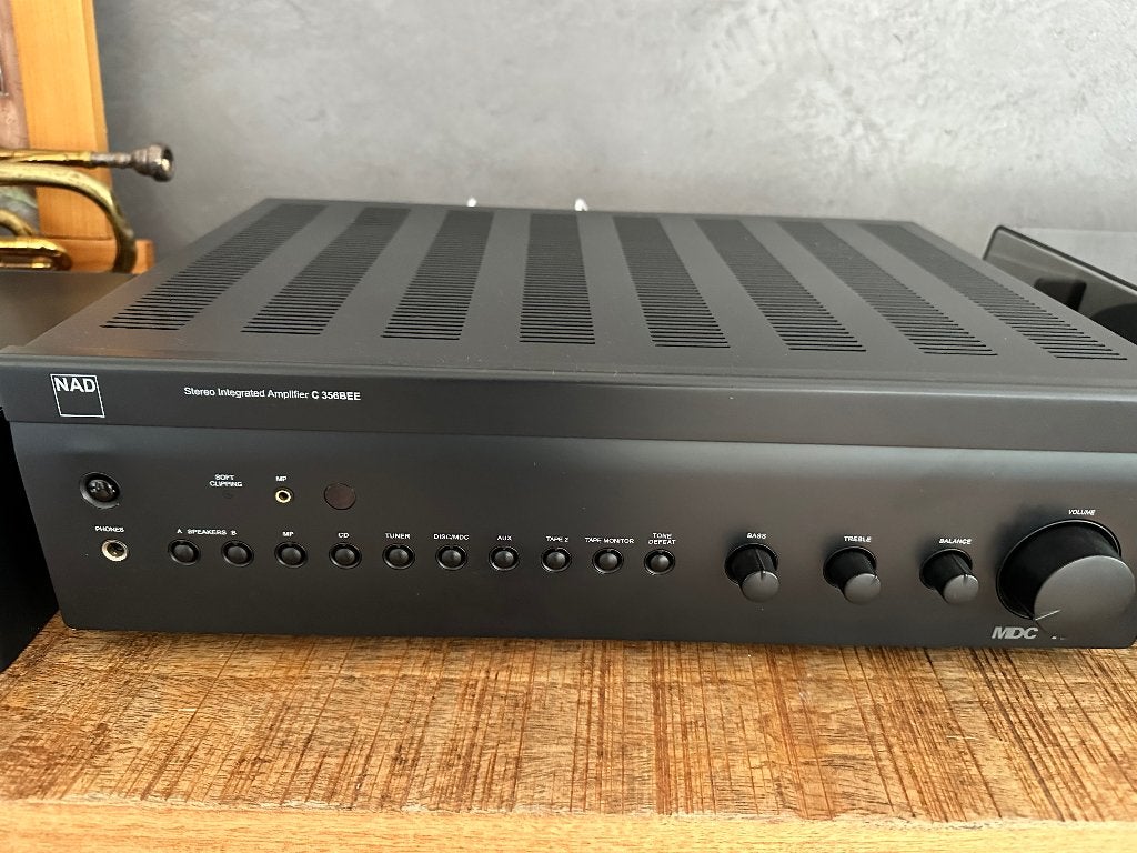 Stereo versterker NAD C356BEE zonder ab, Audio, Tv en Foto, Versterkers en Receivers, Gebruikt, 60 tot 120 watt, Stereo, Ophalen