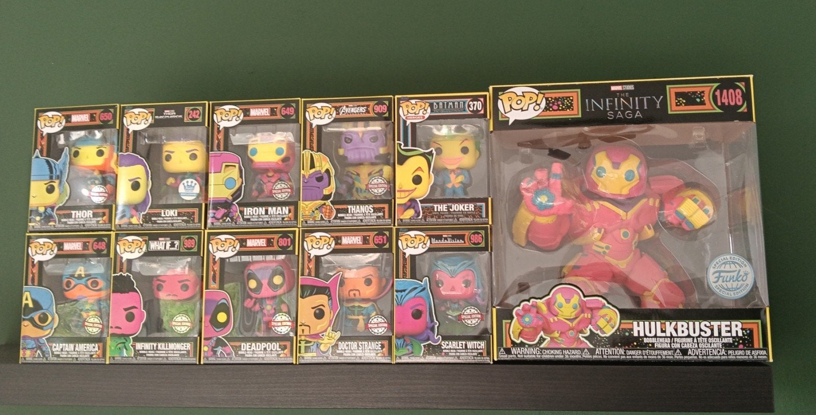 t.e.a.b. Funko Pops Blacklight collectie., Ophalen, Zo goed als nieuw