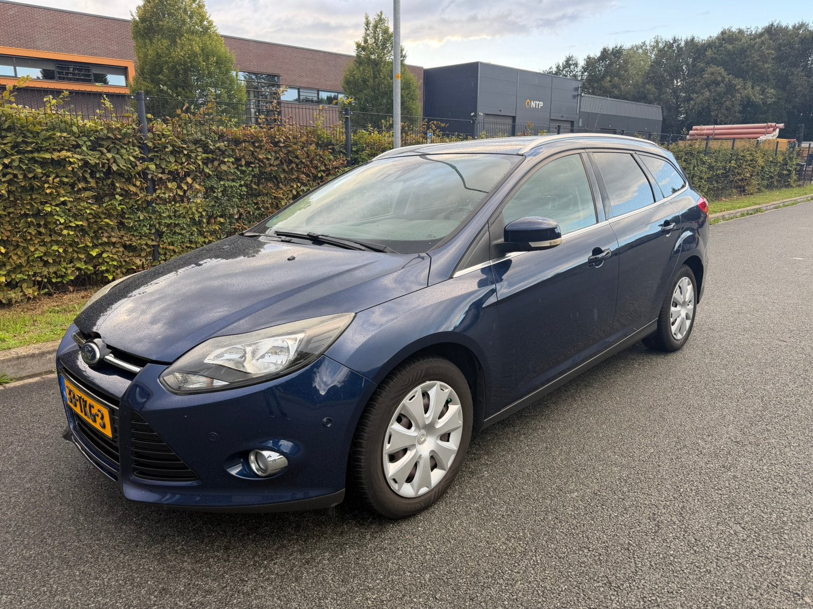 Ford Focus 1.6 Ecoboost 134KW Wagon 2012 Blauw, Auto's, 1258 kg, Beige, 4 cilinders, Blauw