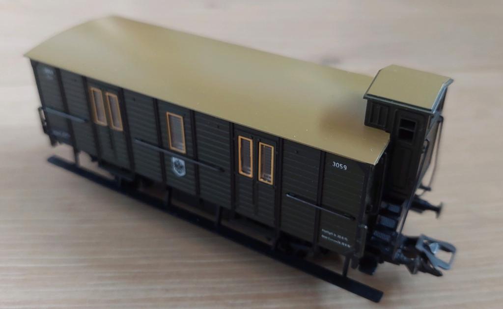 Marklin postmuseumwagen 1991, Wisselstroom, Wagon, Ophalen of Verzenden, Zo goed als nieuw