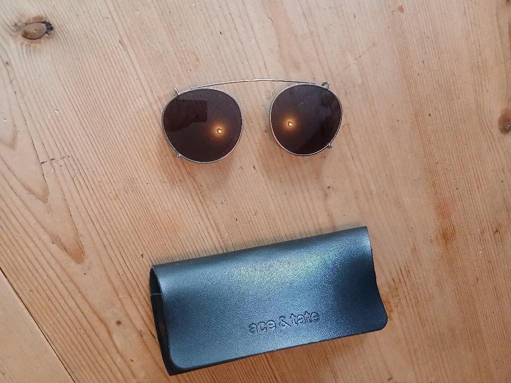 Ace & Tate Clip-on zonnebril, Sieraden, Tassen en Uiterlijk, Ophalen, Gebruikt, Zonnebril, Overige merken