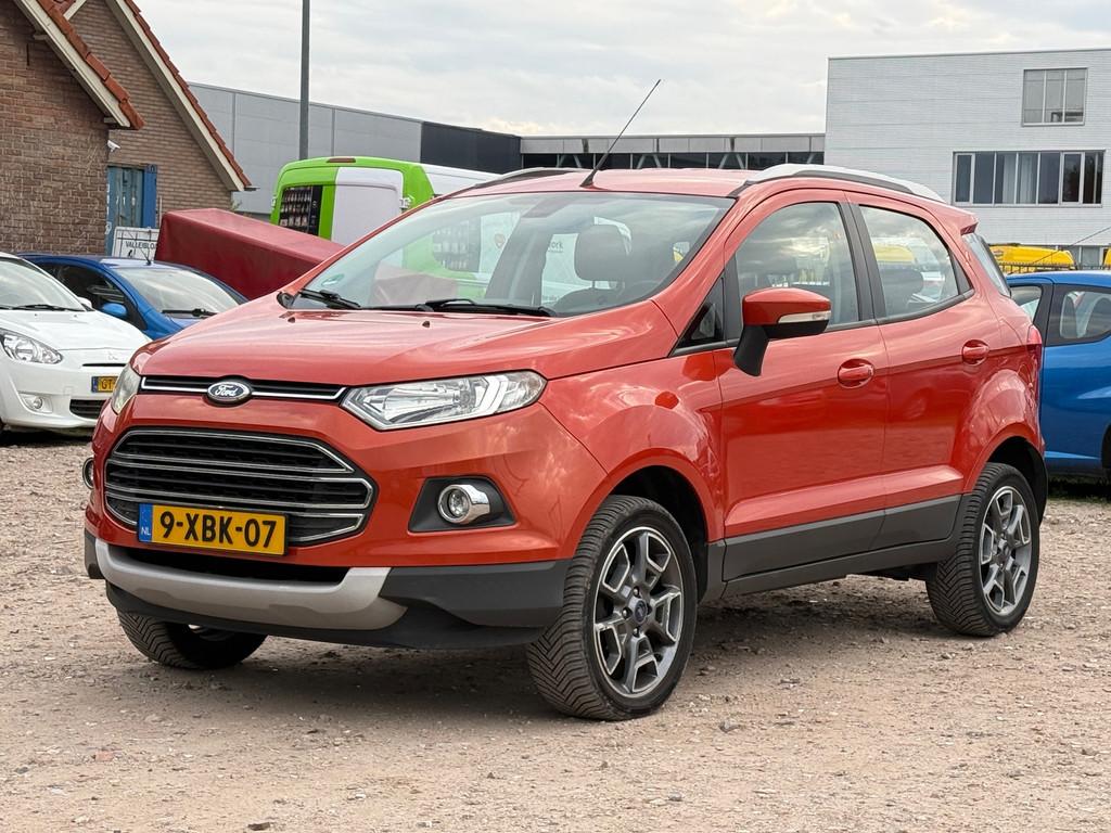 Ford EcoSport 1.0 EcoBoost Titanium/ HOGE INSTAP/ ZUINIG, Auto's, Ford, Voorwielaandrijving, Euro 5, 125 pk, Gebruikt