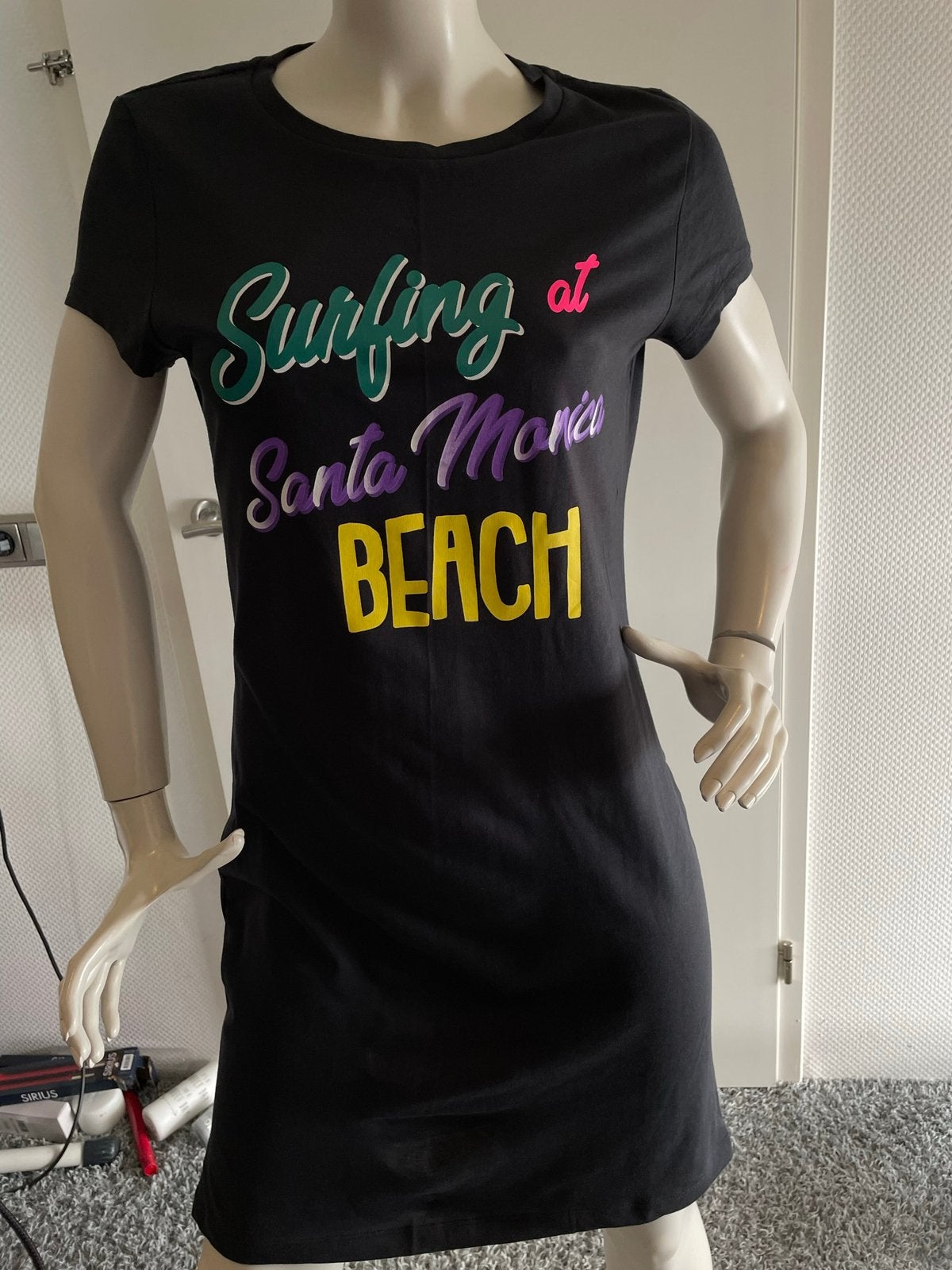 Nikkie shirt jurkje maat 36, ., Zwart, Ophalen of Verzenden, Zo goed als nieuw