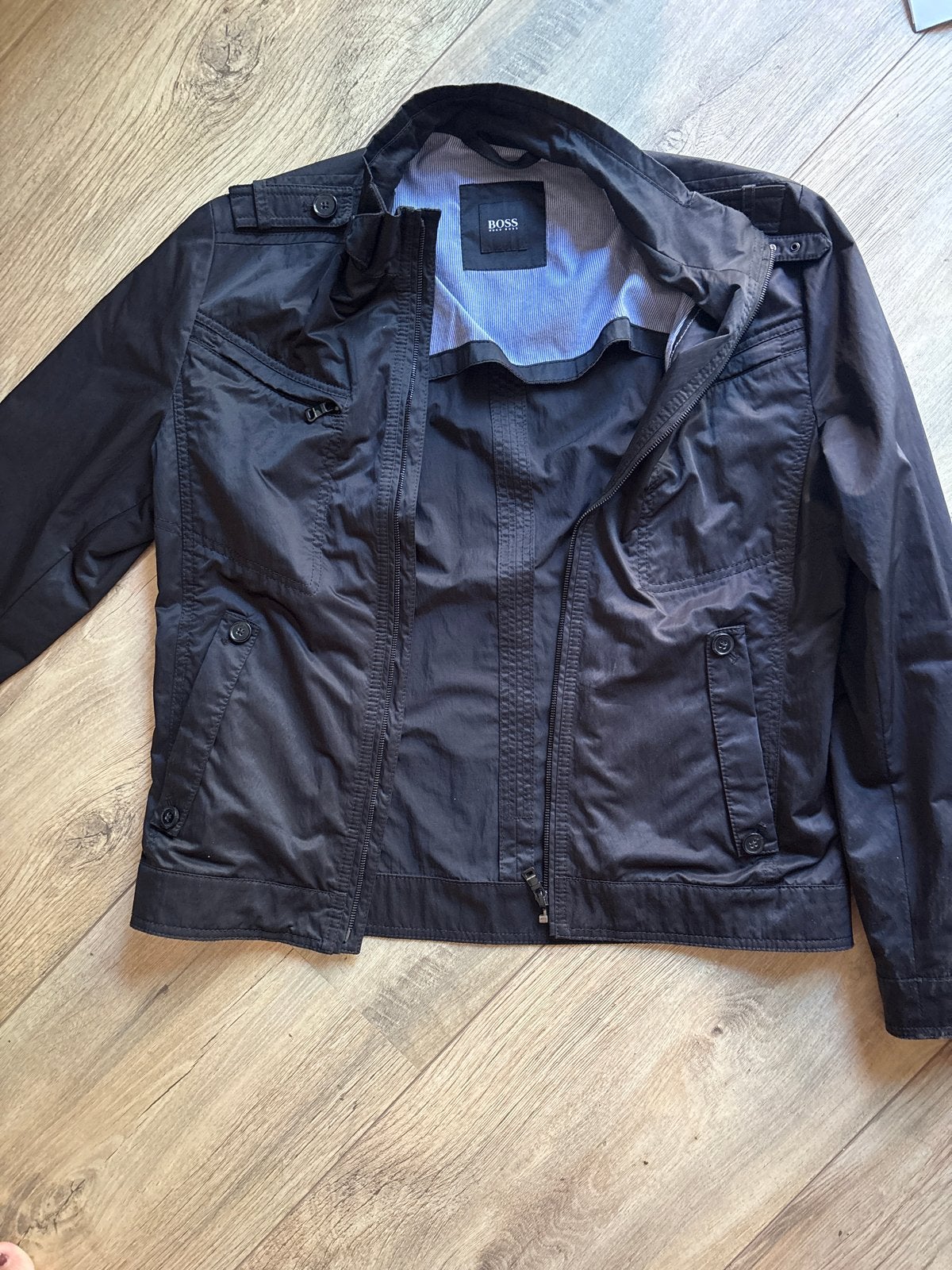 Stijlvol BOSS jack, maat S/M, mooie stof, Kleding | Heren, Ophalen, Gedragen, Maat 46 (S) of kleiner, Zwart