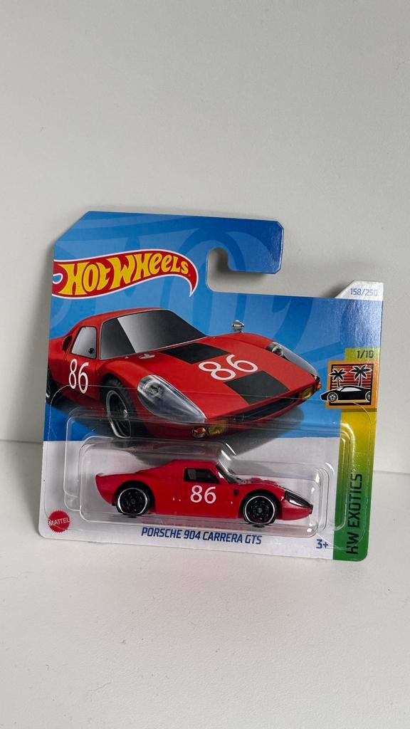 Hot Wheels Porsche 904 Carrera GTS Rood - Nieuw in verpakkin, Verzenden, Nieuw, Auto, Overige merken