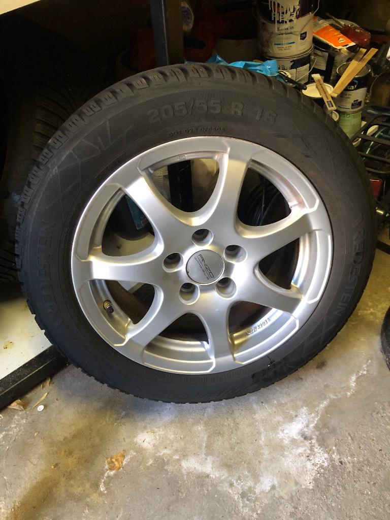 winter autobanden, Ophalen, Gebruikt, 16 inch, Band(en)