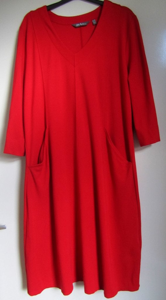 Ulla Popken prachtige jurk maat 48, Verzenden, Maat 46/48 (XL) of groter, Zo goed als nieuw, Knielengte