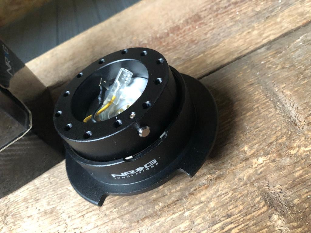 NRG Gen 2.5 Quick release hub Black stuurnaaf snapoff, Auto diversen, Tuning en Styling, Ophalen of Verzenden