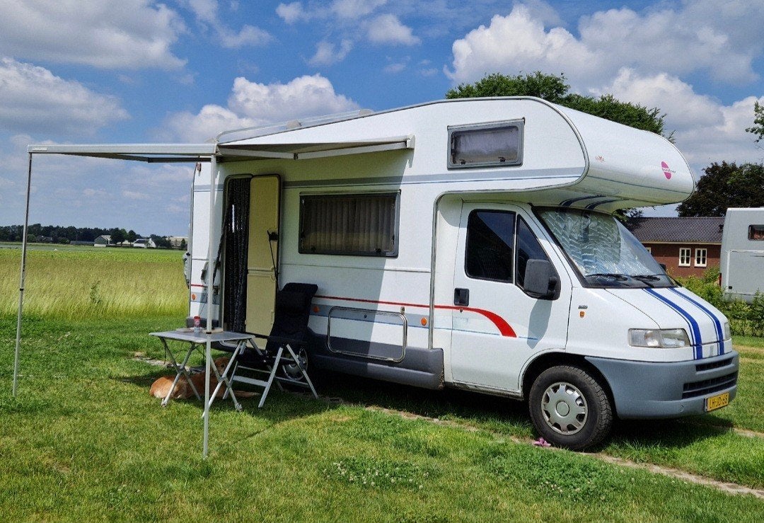Camper Fiat Fucsto Burstner, Alkoof, Ringverwarming, Brandblusser, Koelkast